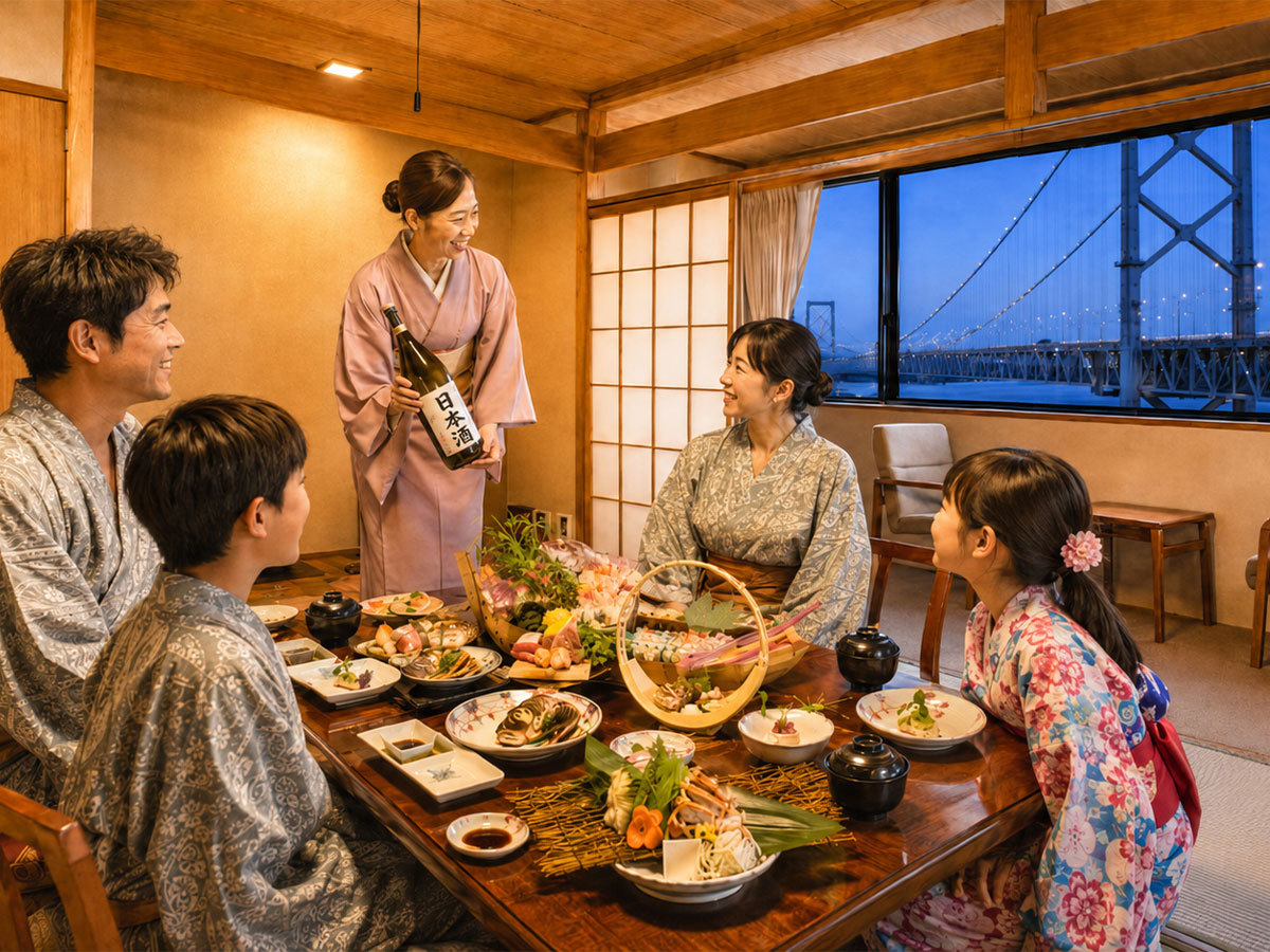【お部屋食　モニタープラン】楽天トラベルシルバーアワード2025受賞記念！人気No.1★渦潮会席