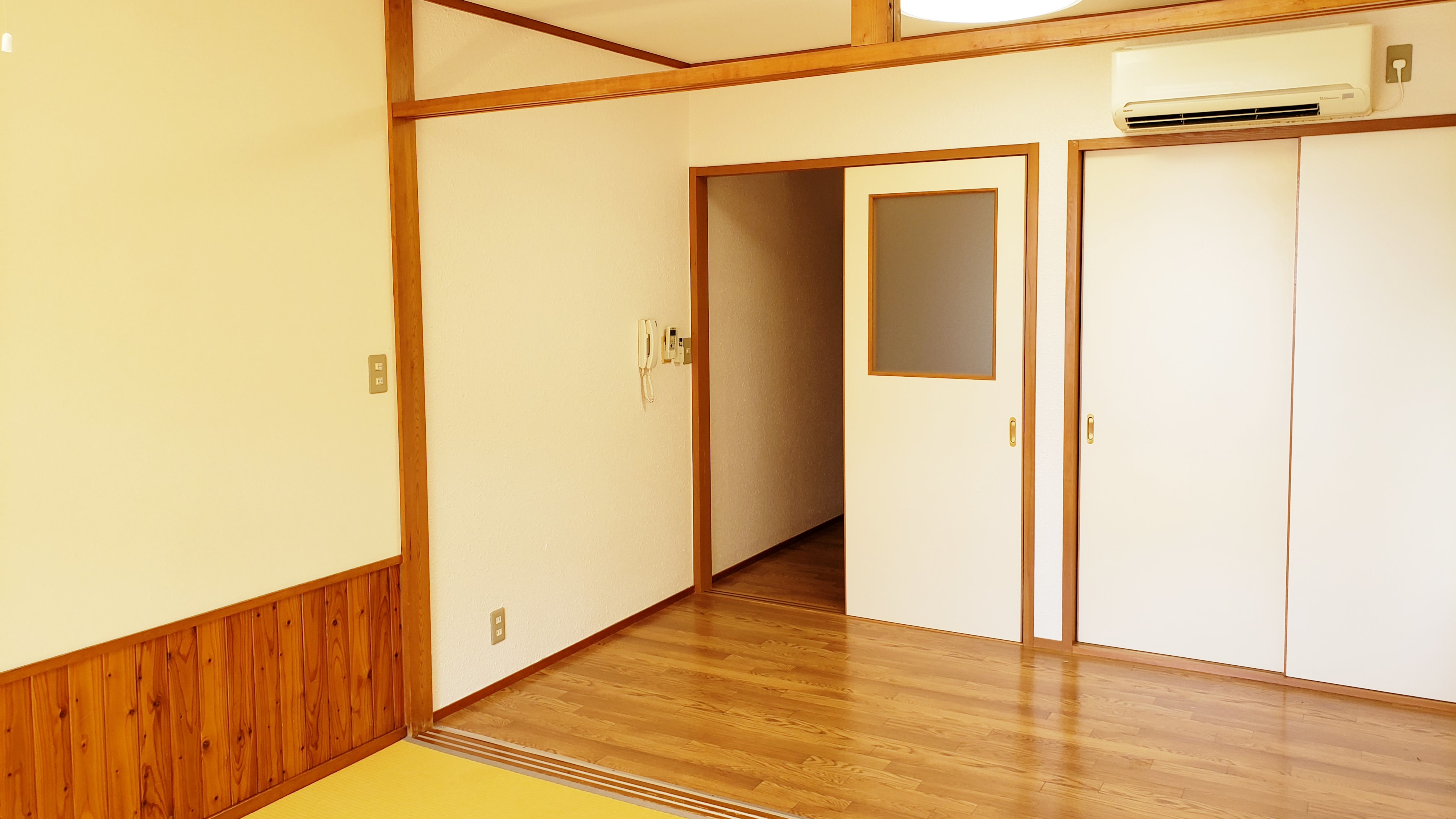 和室★フローリングとゆったりひろびろの畳のお部屋