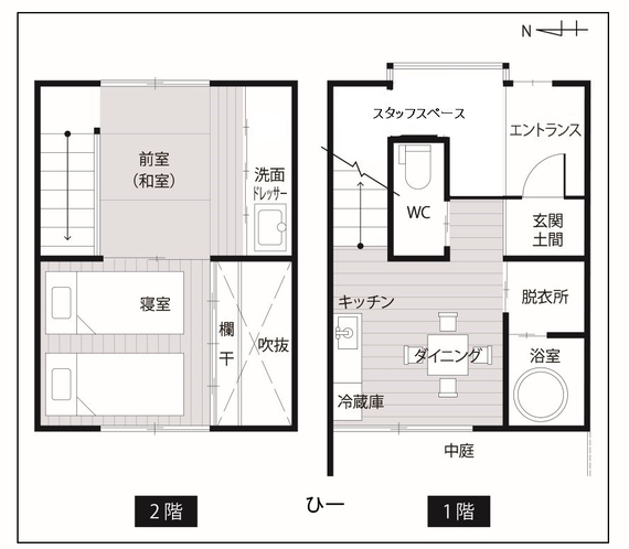 ひー　間取り図