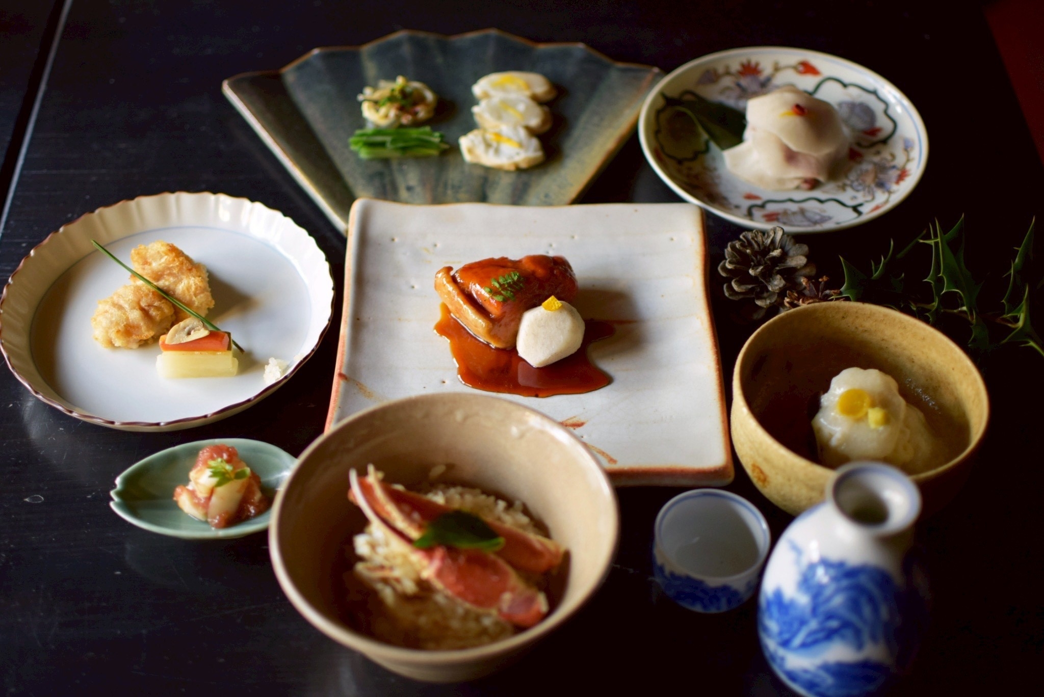 【ディナー×ステイ】年末年始限定　からすみ蕎麦「月と松」 特別ディナーコース付きプラン（朝食付き）