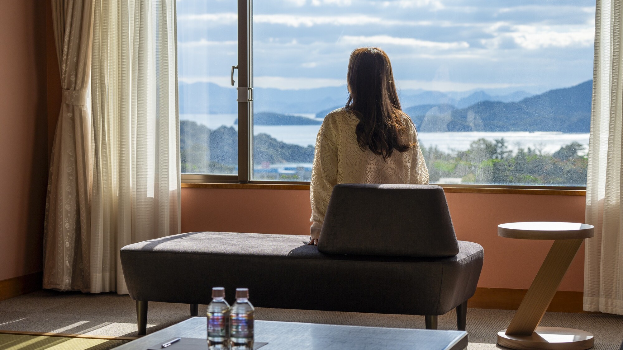 和室から眺める