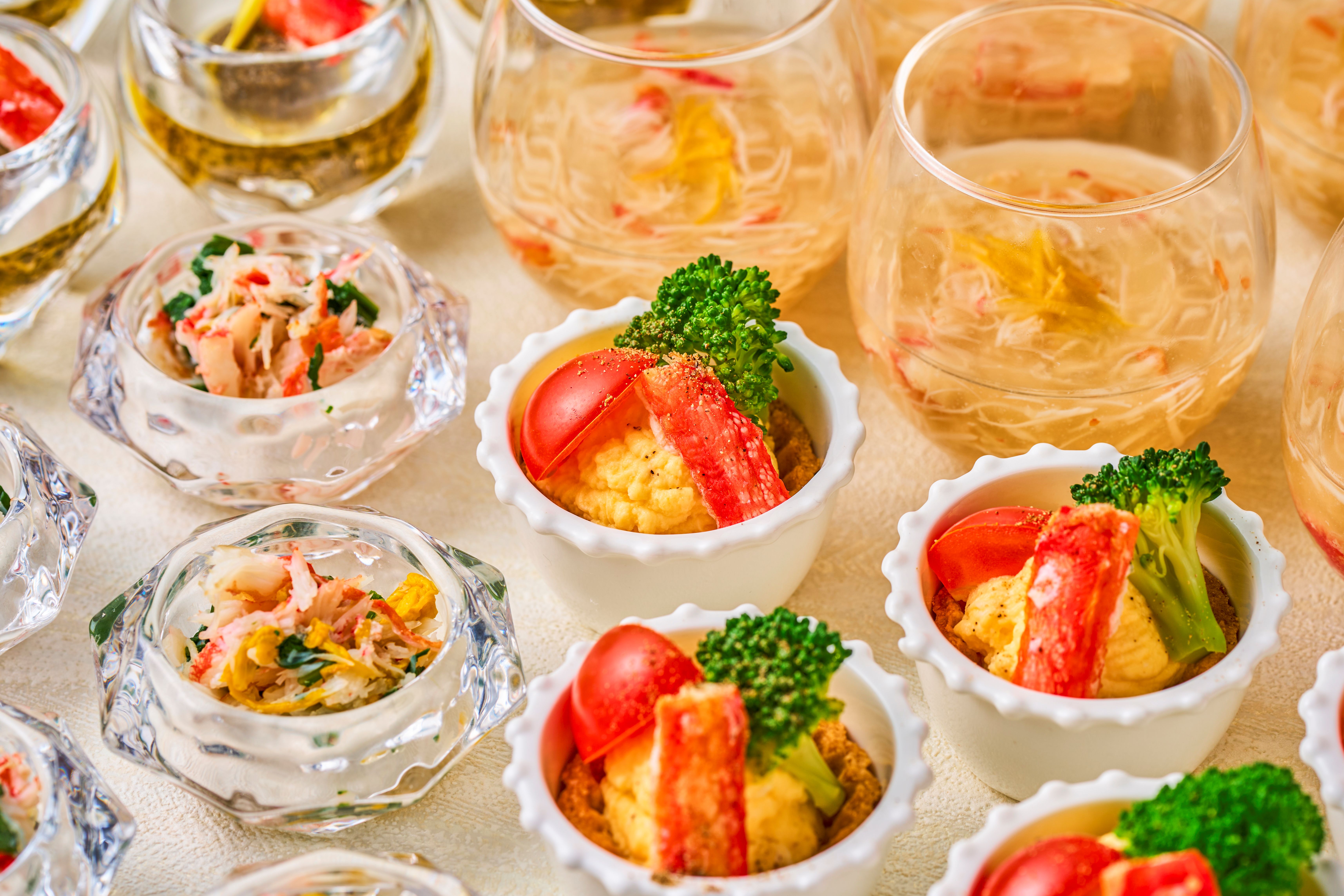 冬企画「こだわりの蟹」　様々なスモールポーション