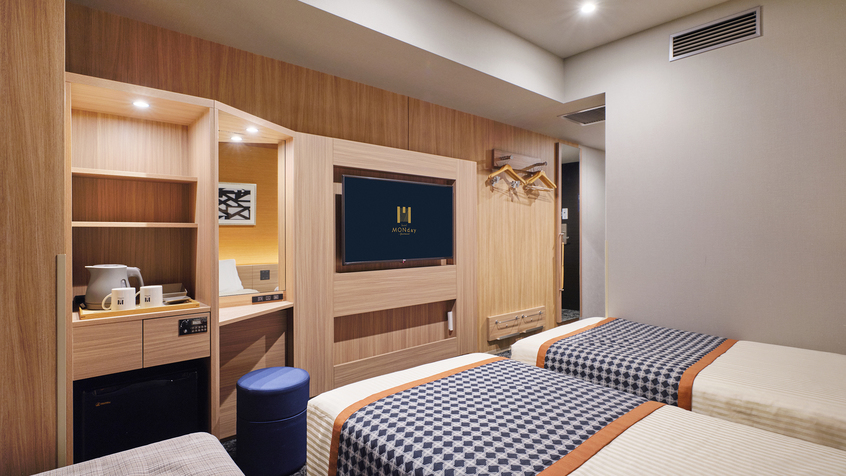 デラックスツイン（ソファーベッド付）