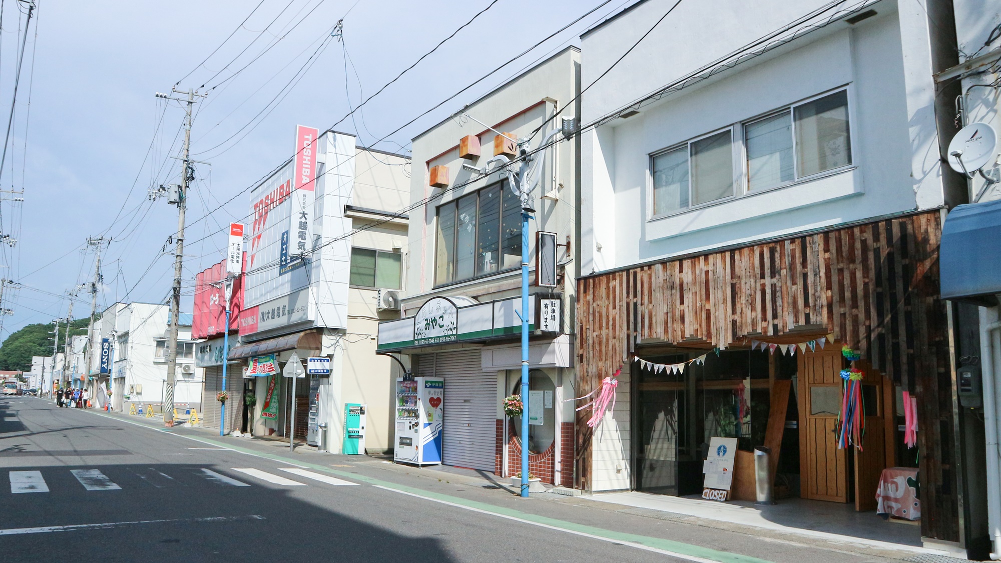 *外観／商店街の中にある便利な立地