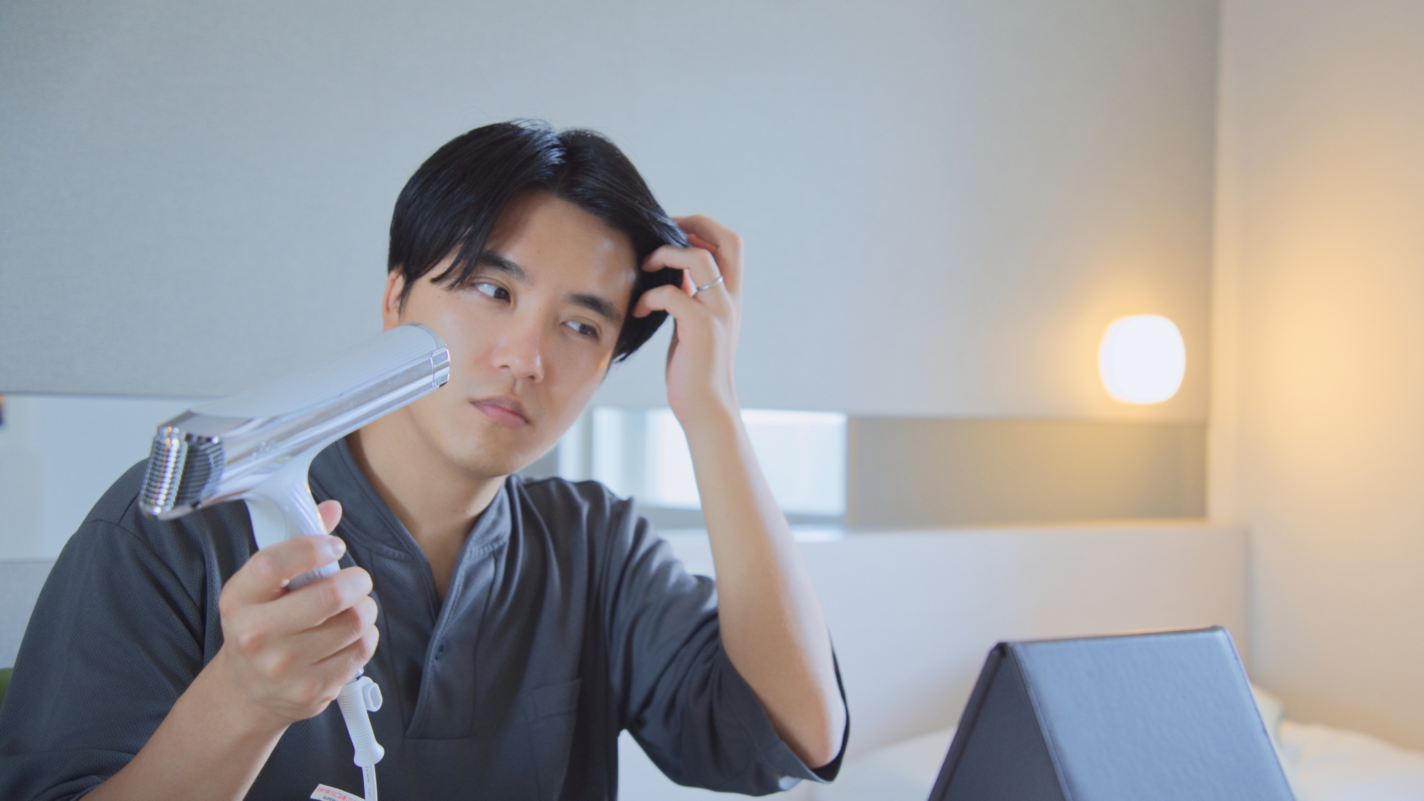 外出先でも髪をやさしくケアできます