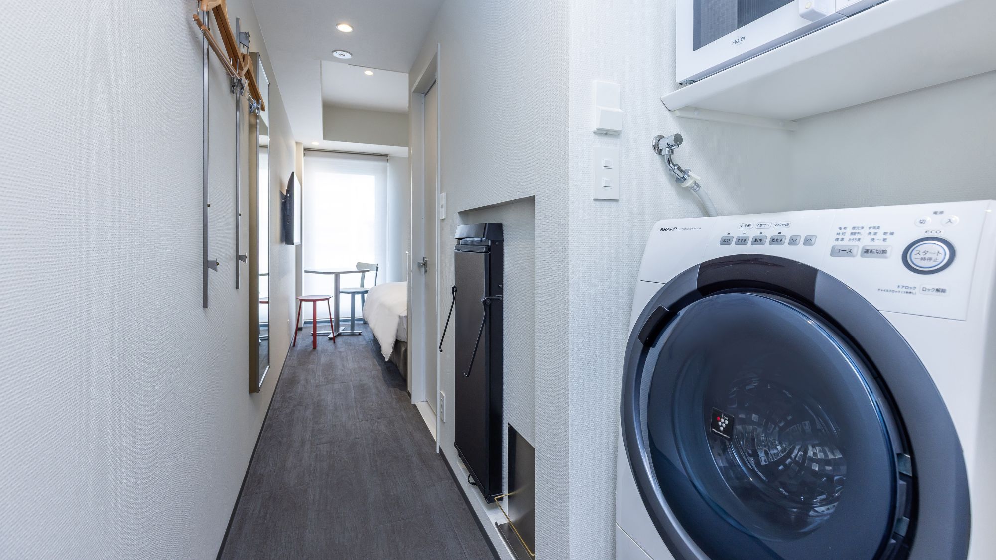 ◆エコノミーダブル｜洗濯乾燥機、電子レンジ