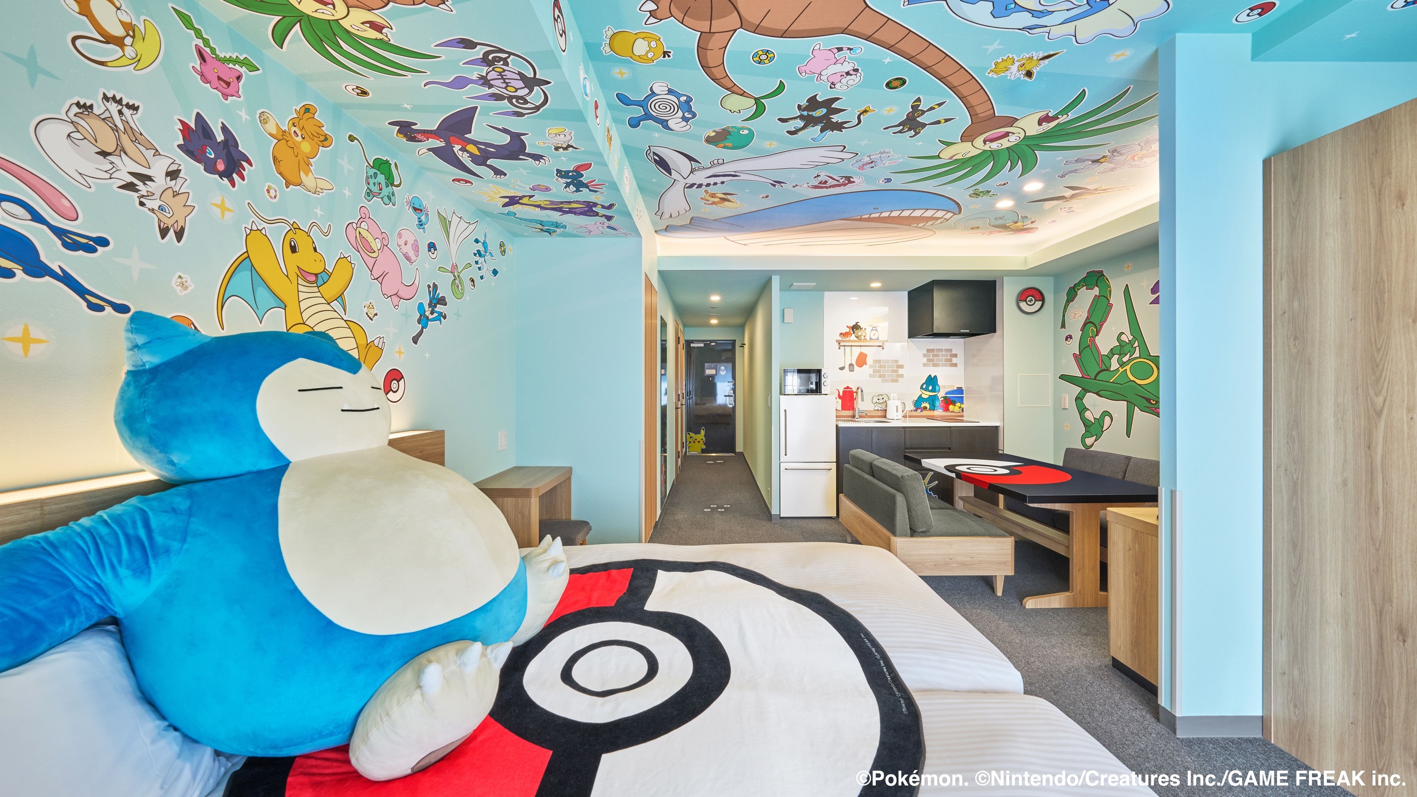 【ポケモンルーム】100匹のポケモンとお部屋に泊まろう！オリジナルノベルティつき！