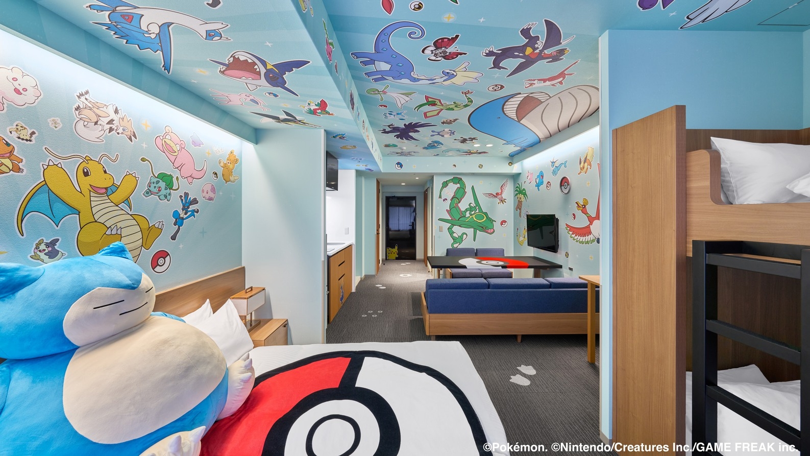 【ポケモンルーム】100匹のポケモンとお部屋に泊まろう！オリジナルノベルティつき！