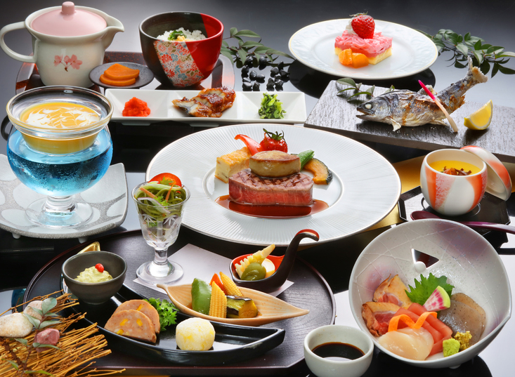 【☆さき楽☆平日限定】博多和牛フィレコース  1泊2食 ◇30日前までのご予約でお得に宿泊！