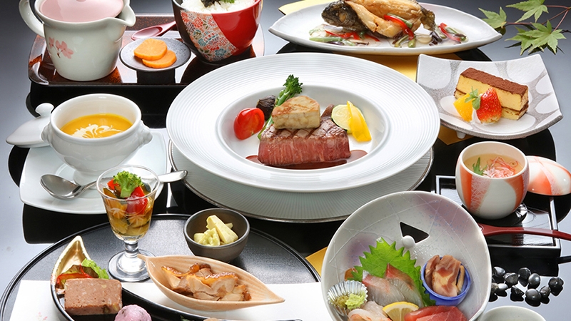 ≪全客室 離れ≫◆特選和洋会席プラン「博多和牛フィレコース」◆1泊2食 20.500円〜