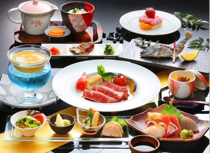 【★日付限定★直前割】◆特別和洋会席プラン「博多和牛ロースコース」◆1泊2食
