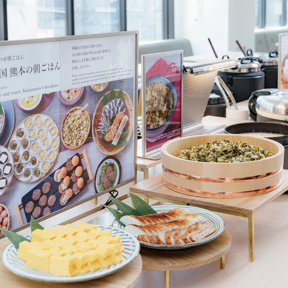 朝食ビュッフェで自分だけの贅沢な朝食を♪