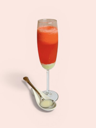 夕食【春限定／練乳いちごソーダ】