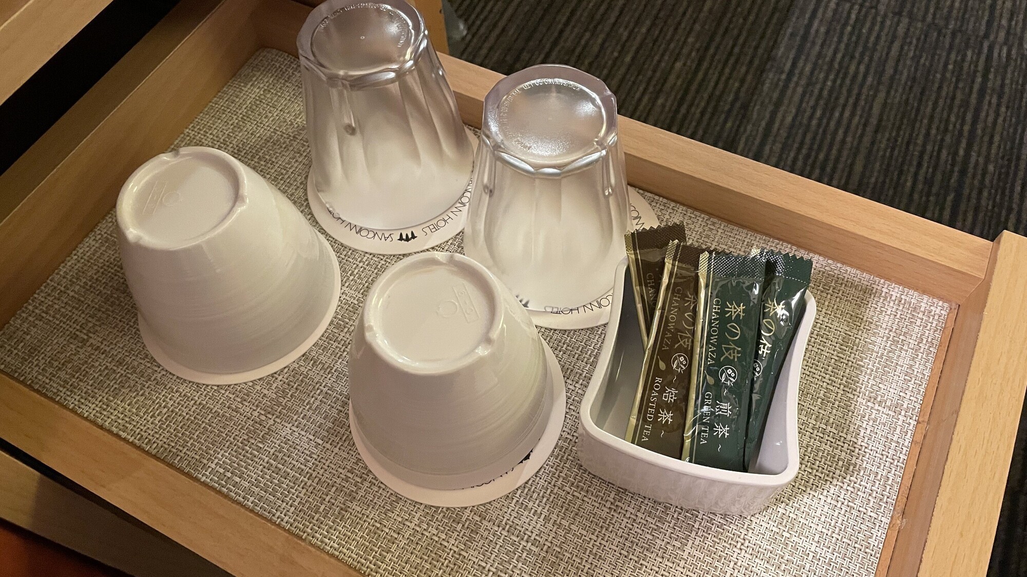 お茶スティック（ほうじ茶、煎茶）