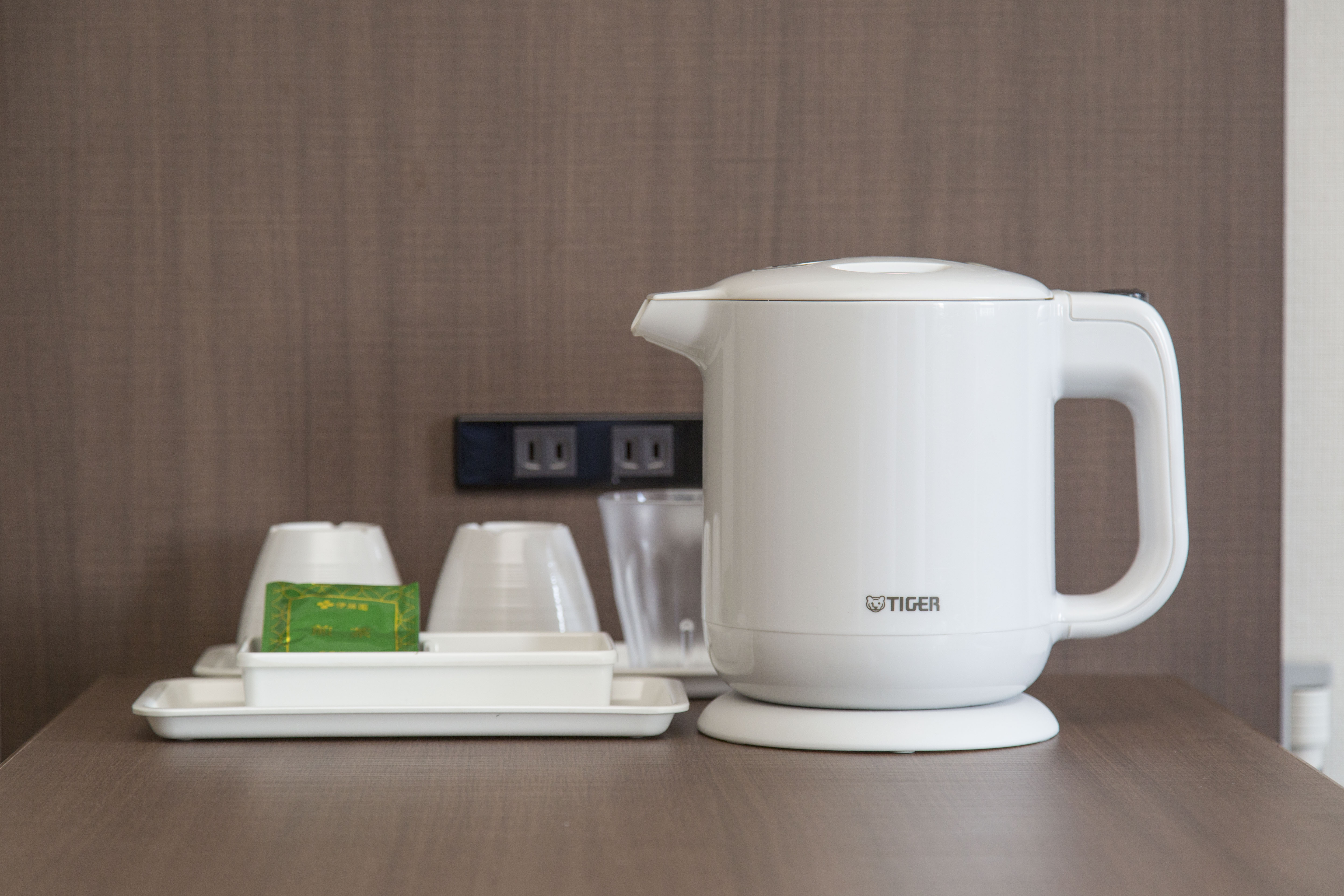 備え付けのお茶を飲む際にもご利用ください