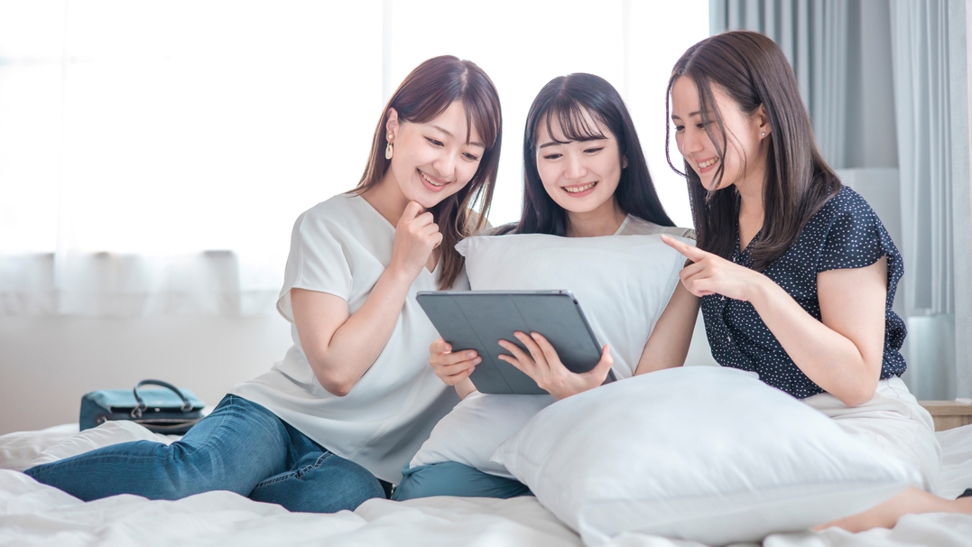 ※【女子旅応援プラン】嬉しい特典盛り沢山！女性3名様でお得にお部屋おまかせプラン☆（3名様）