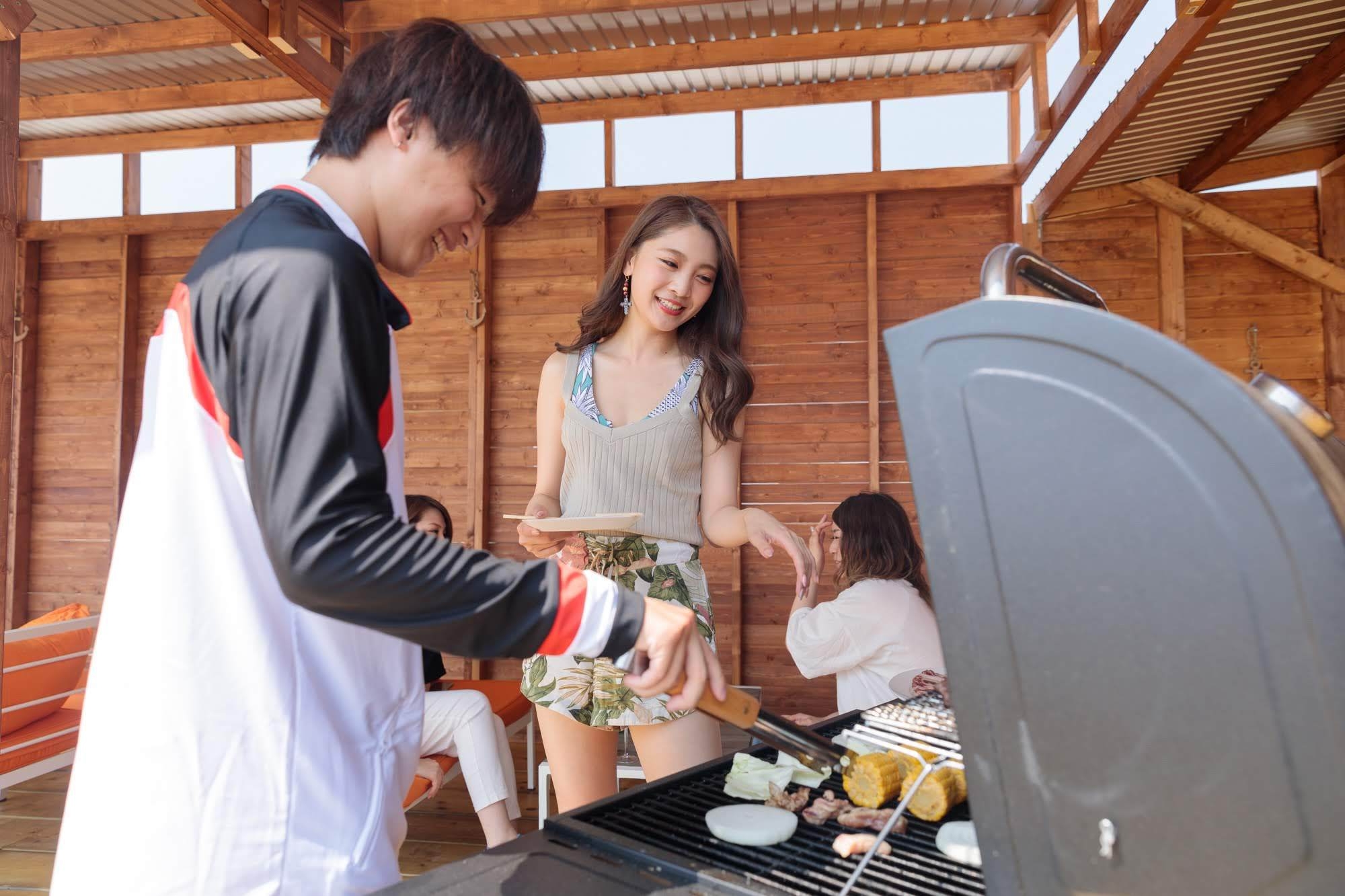 【一押し贅沢プラン】牡蠣＆ BBQ食べ放題プラン飲み放題付き【期間限定】MARINE-Q牡蠣小屋