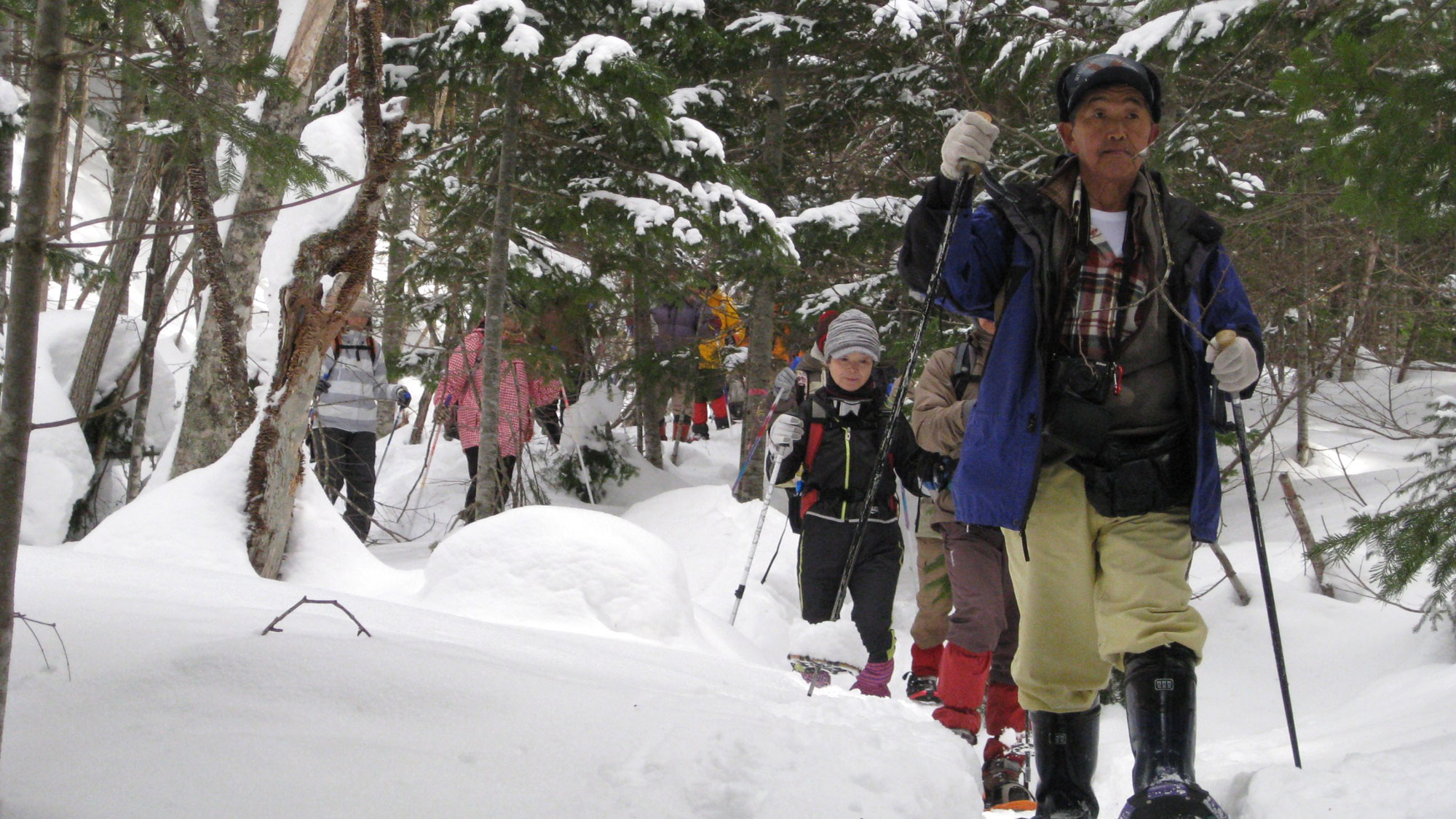 オンネトースノーシュートレッキング