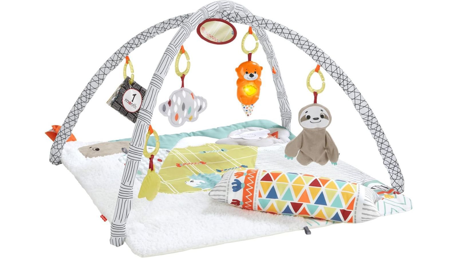 感覚を育むプレイマット「fisher-price パーフェクトセンス デラックスジム」