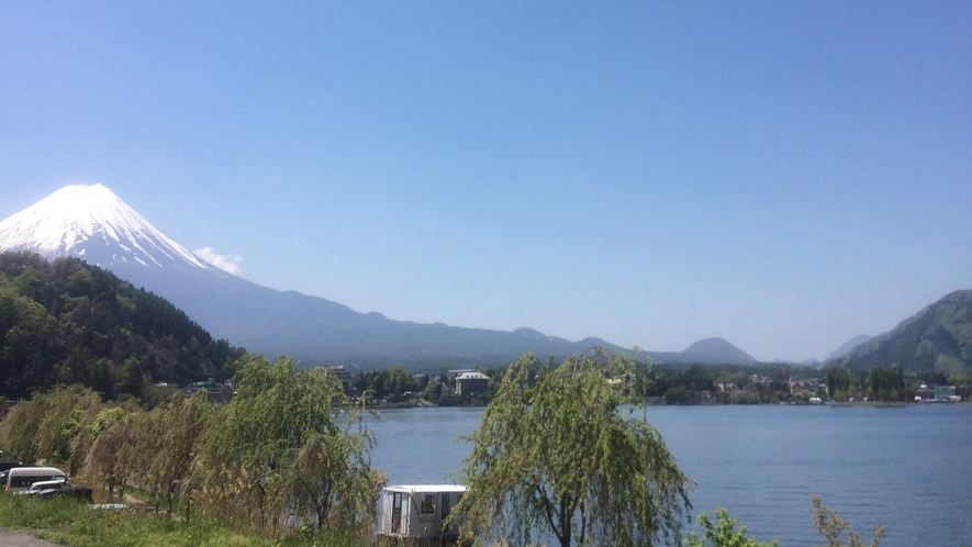 富士山と河口湖