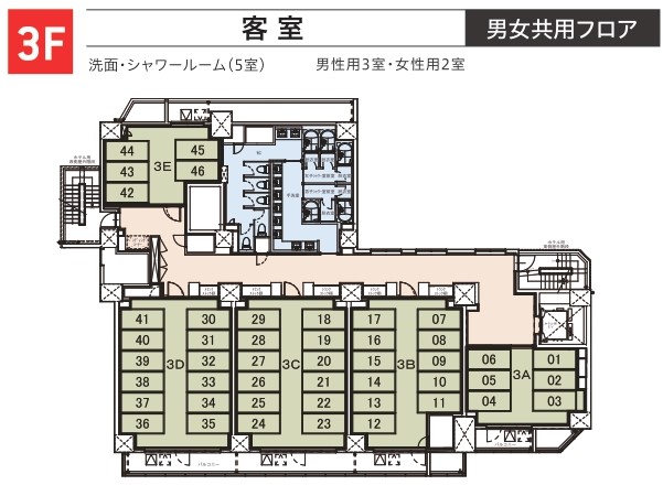 3階フロアマップ