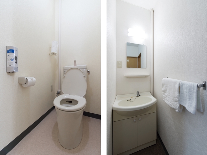 和室６畳１～３人部屋（共同シャワー・トイレ付）トイレ