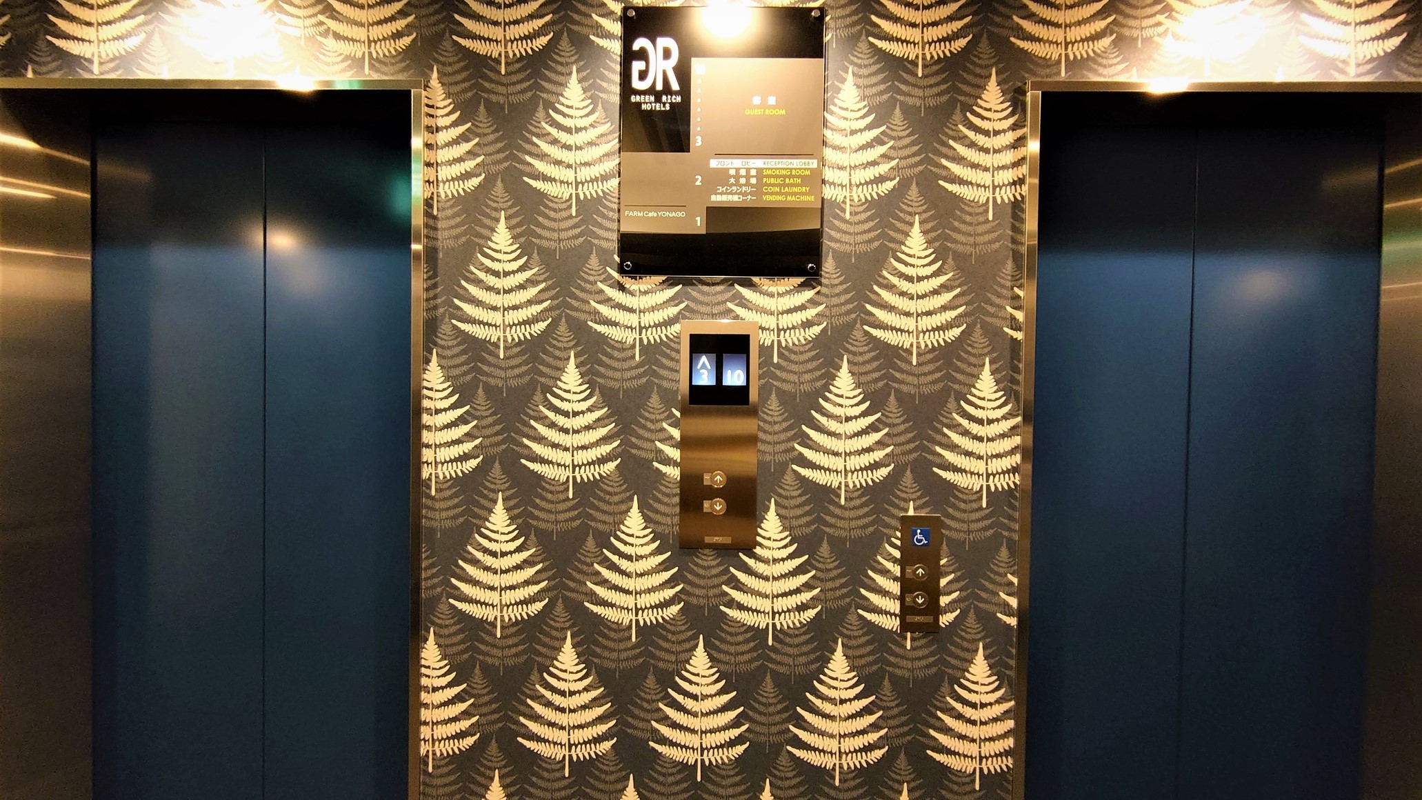 ３F～６Fフロア　エレベーターホール