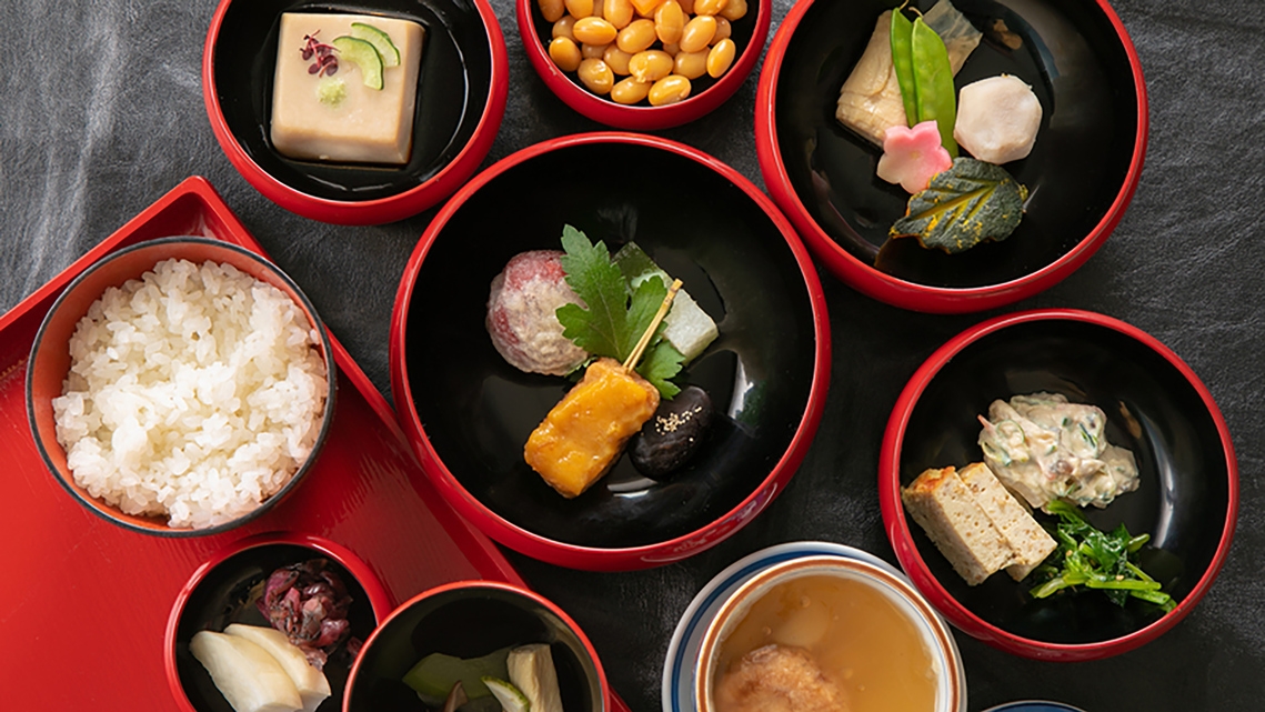 《お部屋食》選べるご朝食付きプラン【精進料理・洋食】