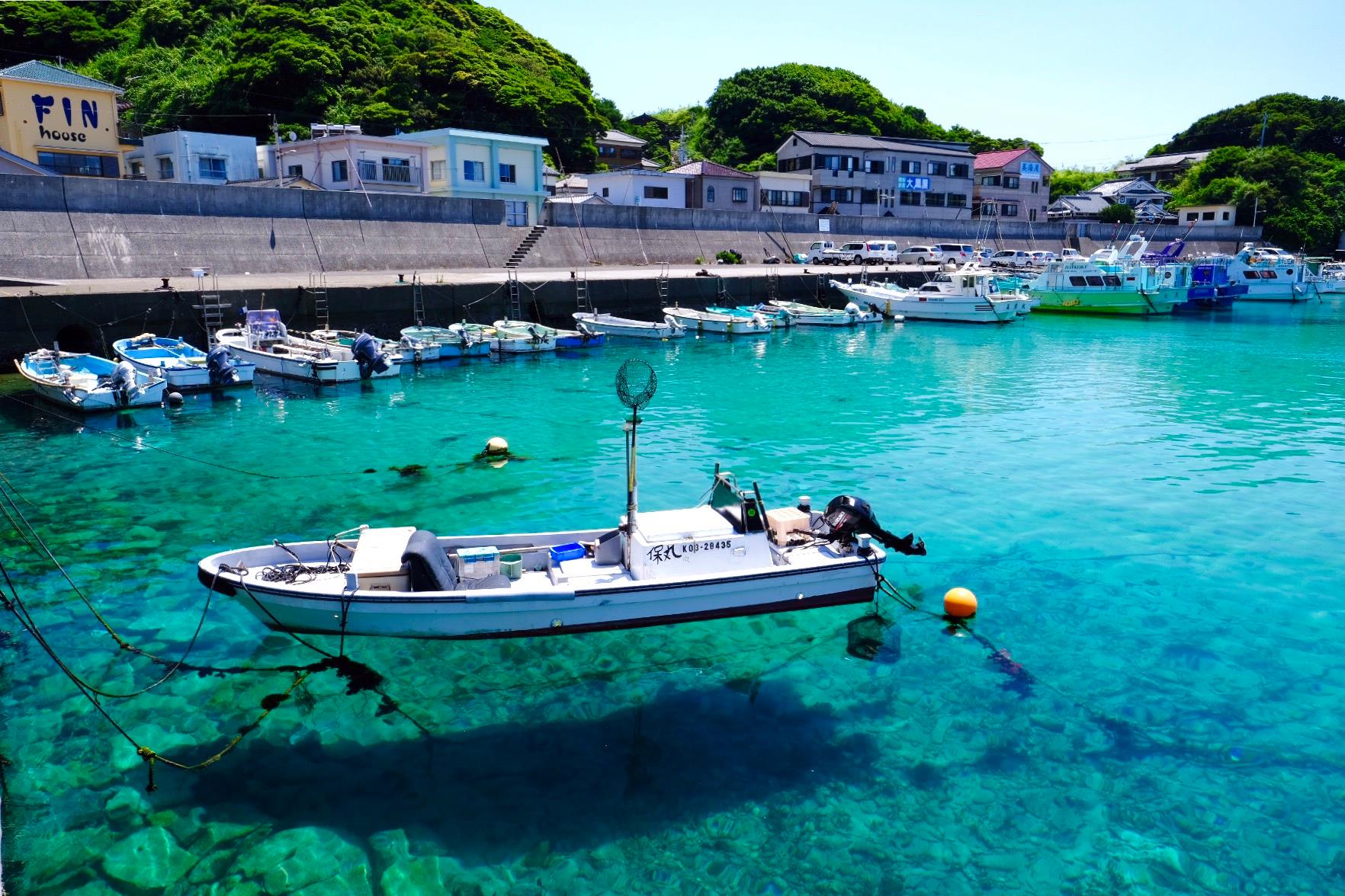 浮いた船【大月町柏島】