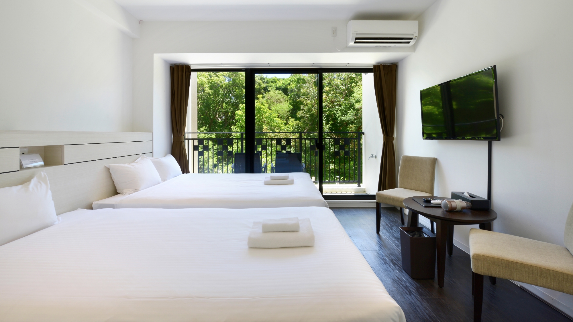 【グリーンビュー】ツインルーム/キッチン付