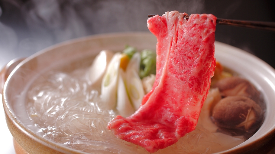 淡路牛のしゃぶしゃぶ鍋をお部屋で愉しむデリバリーセット★ガーデンヴィラ(無料軽朝食付)