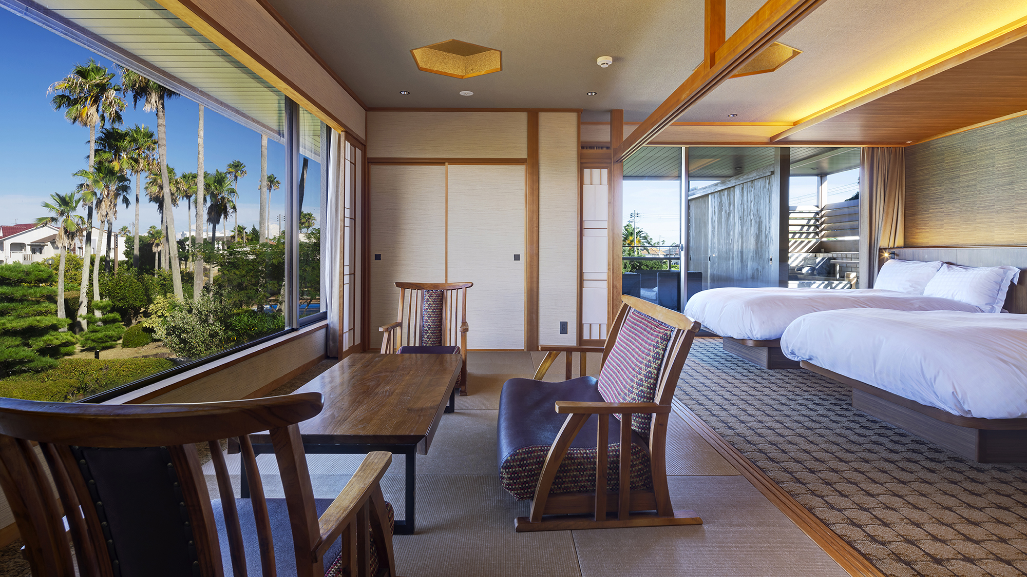 【ガーデンヴィラ】専有露天風呂付和洋室D