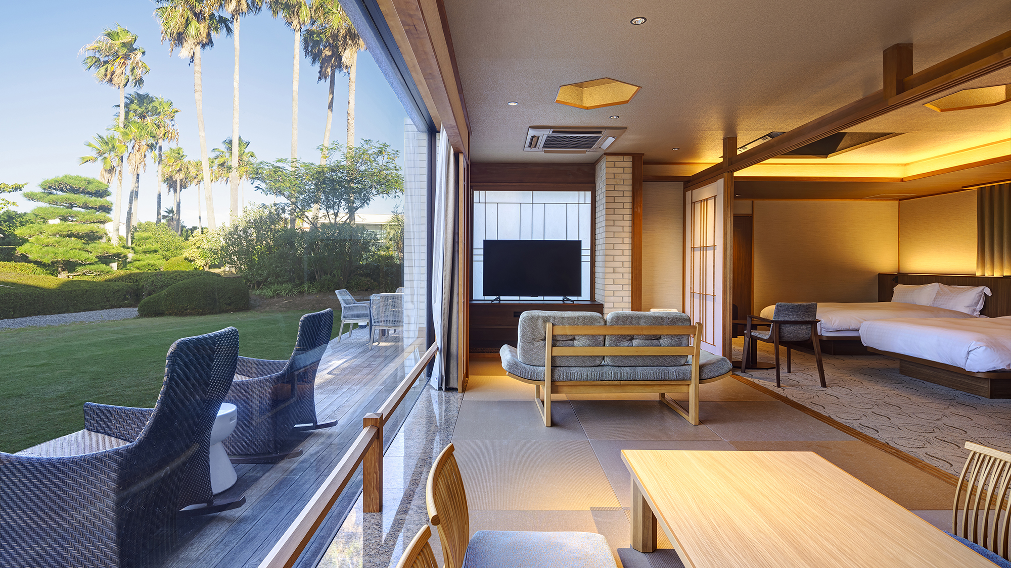 【ガーデンヴィラ】専有露天風呂付和洋室B