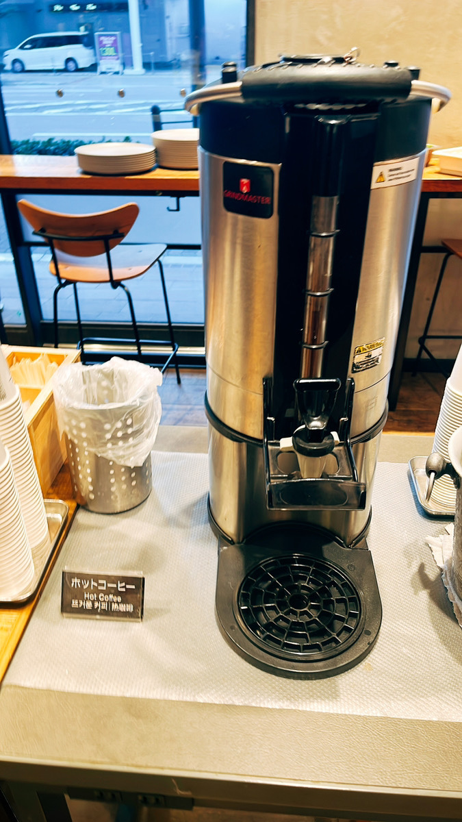 ■朝食ビュッフェ、上質な豆で入れたホットコーヒーをご堪能ください♪