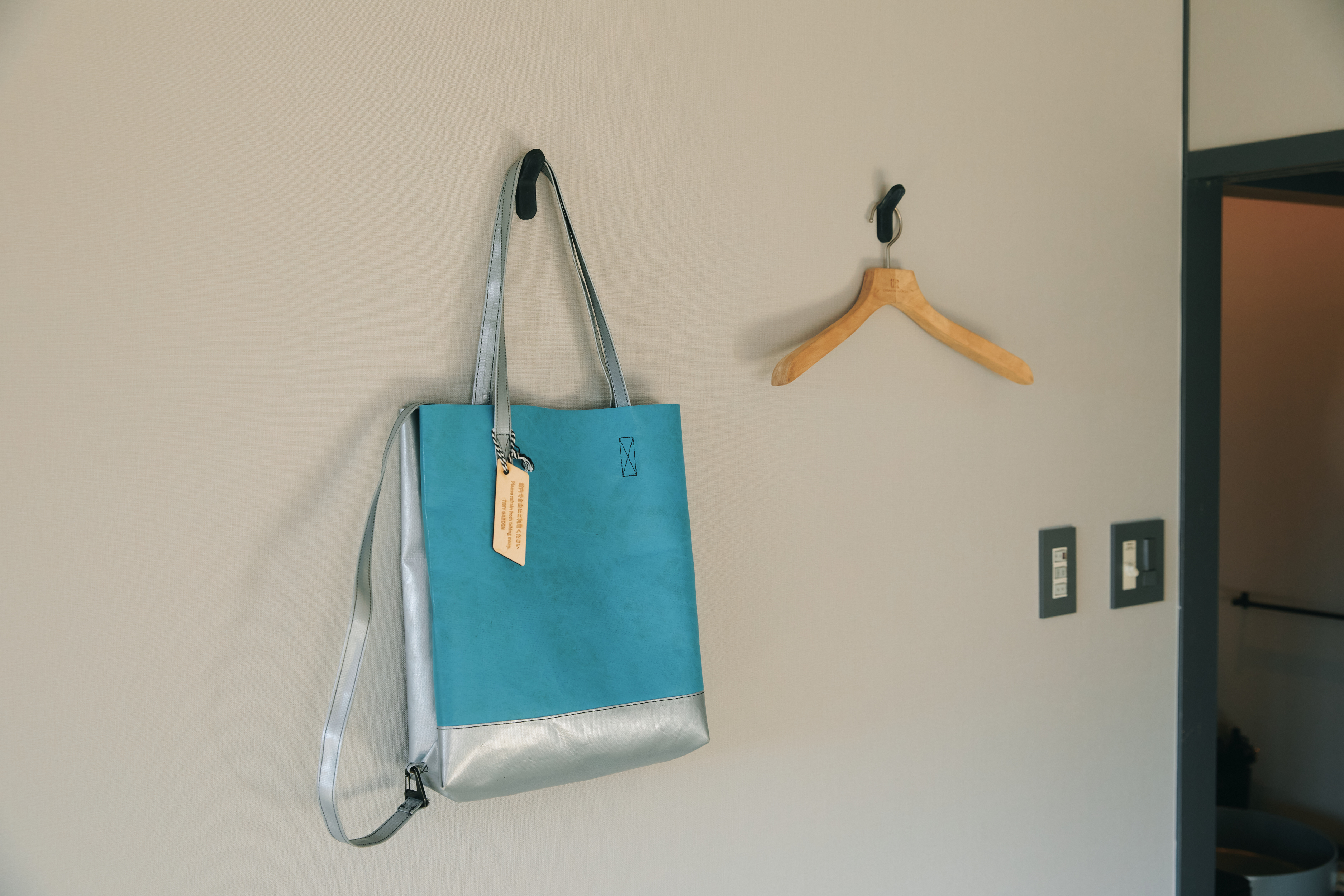 〈ロッジ〉館内で使用できる『FREITAG』