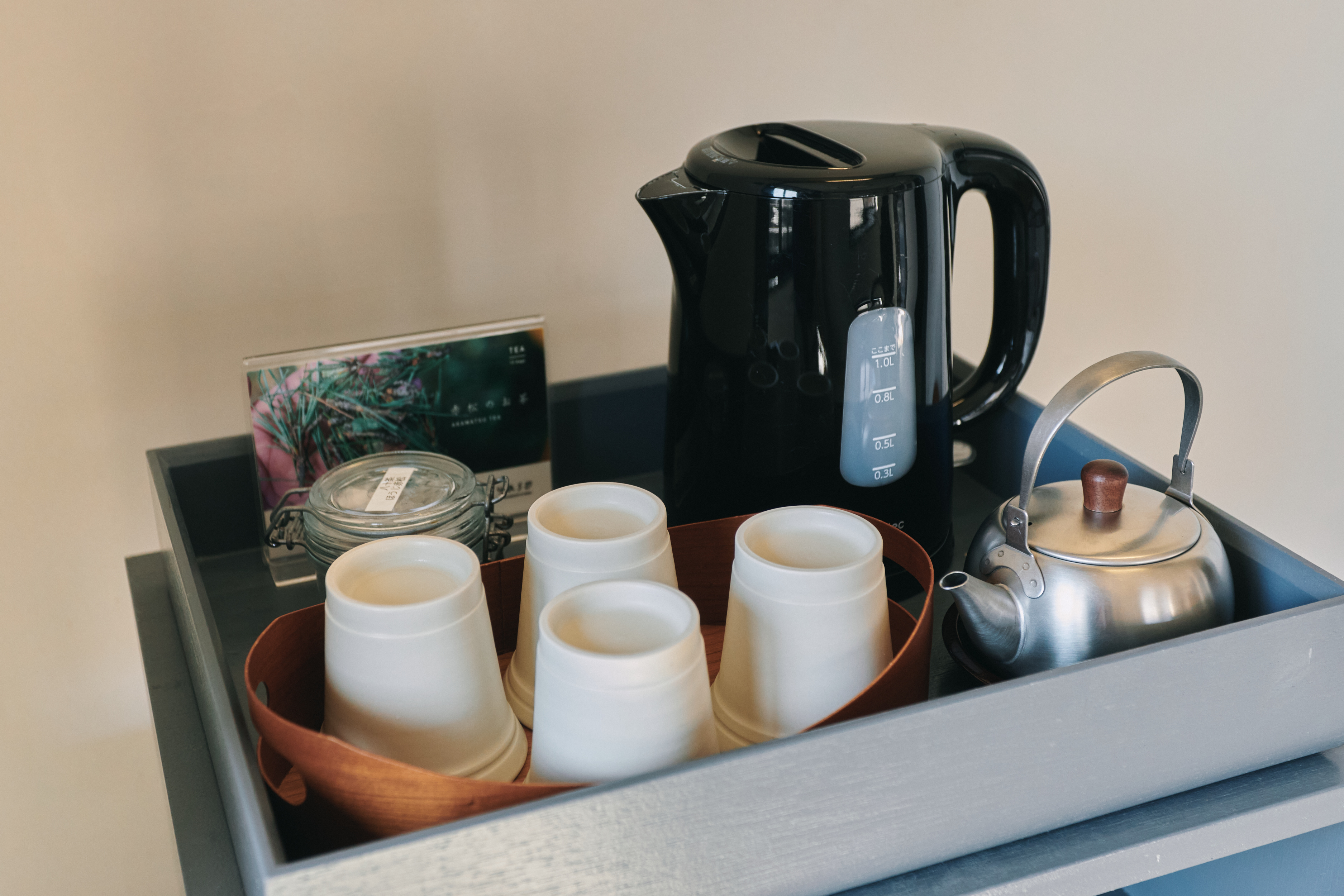 〈ロッジスタンダード 和室〉茅野市『yaso』のお茶