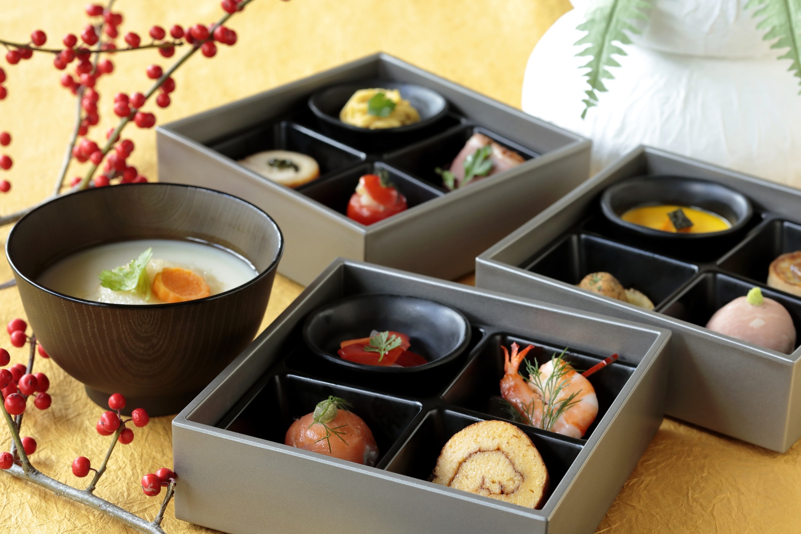 【年末年始】新春ディナー＆三段お重朝食　2食付プラン
