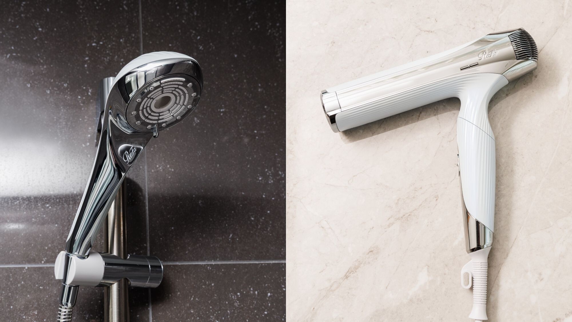 【スイートルーム・コーナルーム限定】Refa社製 シャワーヘッド＆ドライヤー