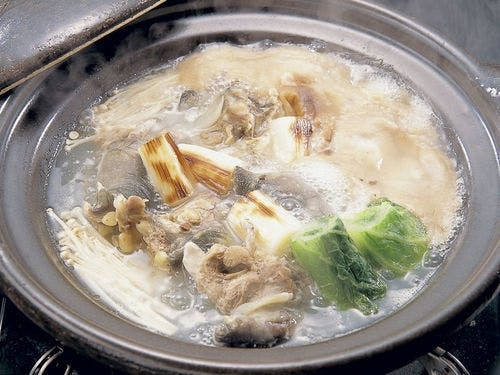 【人気のお鍋】コラーゲンたっぷり！女性の方にもオススメ「すっぽん鍋コース」