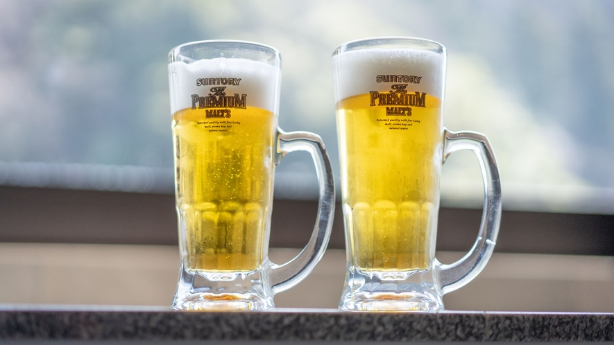 【コンセプトスイート限定】キンキンに冷えたビールは、なんとお部屋のサーバーから“入れたて”!