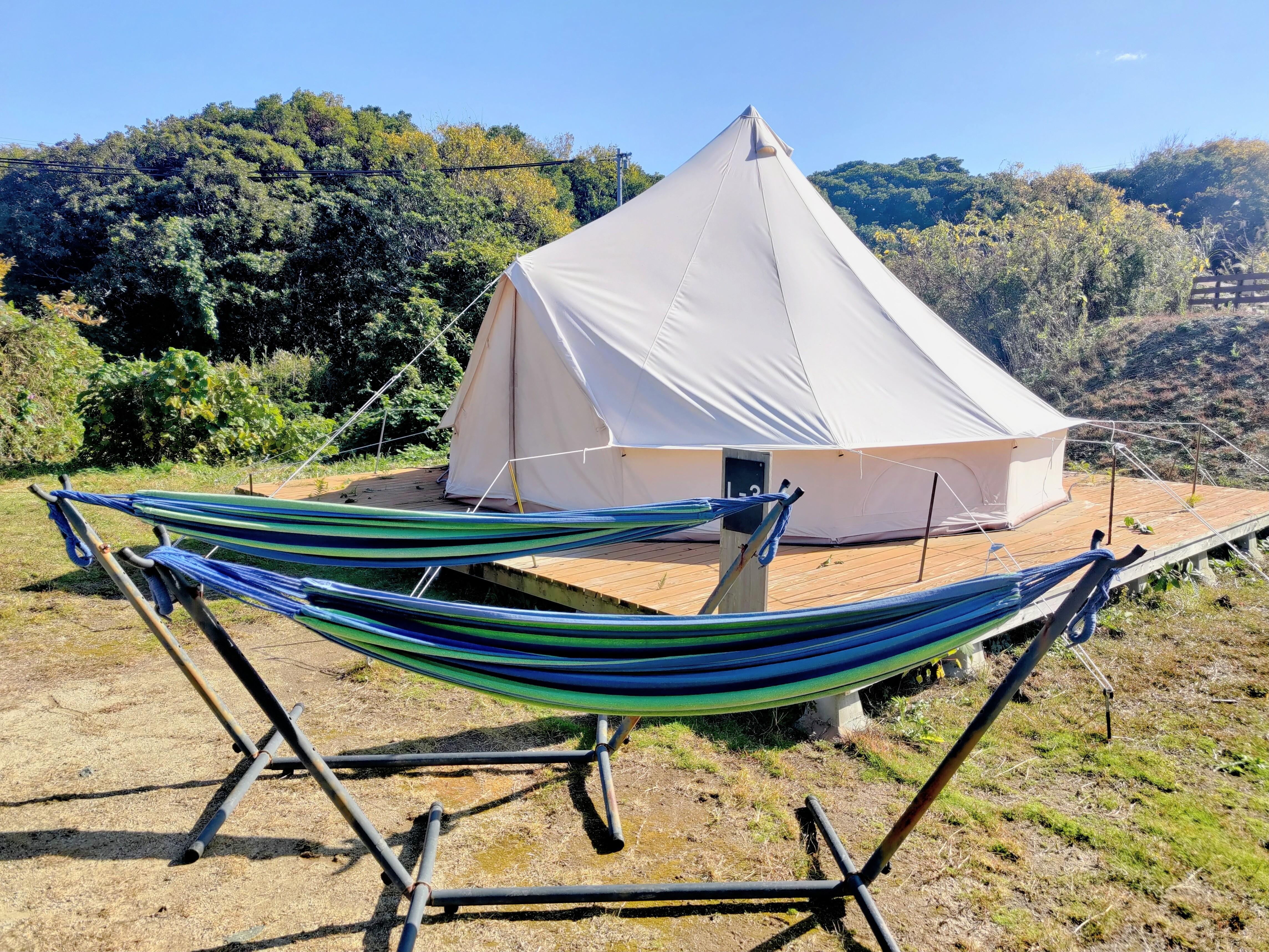 カップルにおすすめ★ハンモック2台貸出無料！