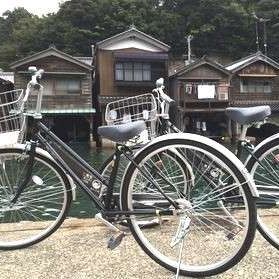 伊根の舟屋の町並みは車で通り過ぎるより自転車でゆっくり回るのがベスト！