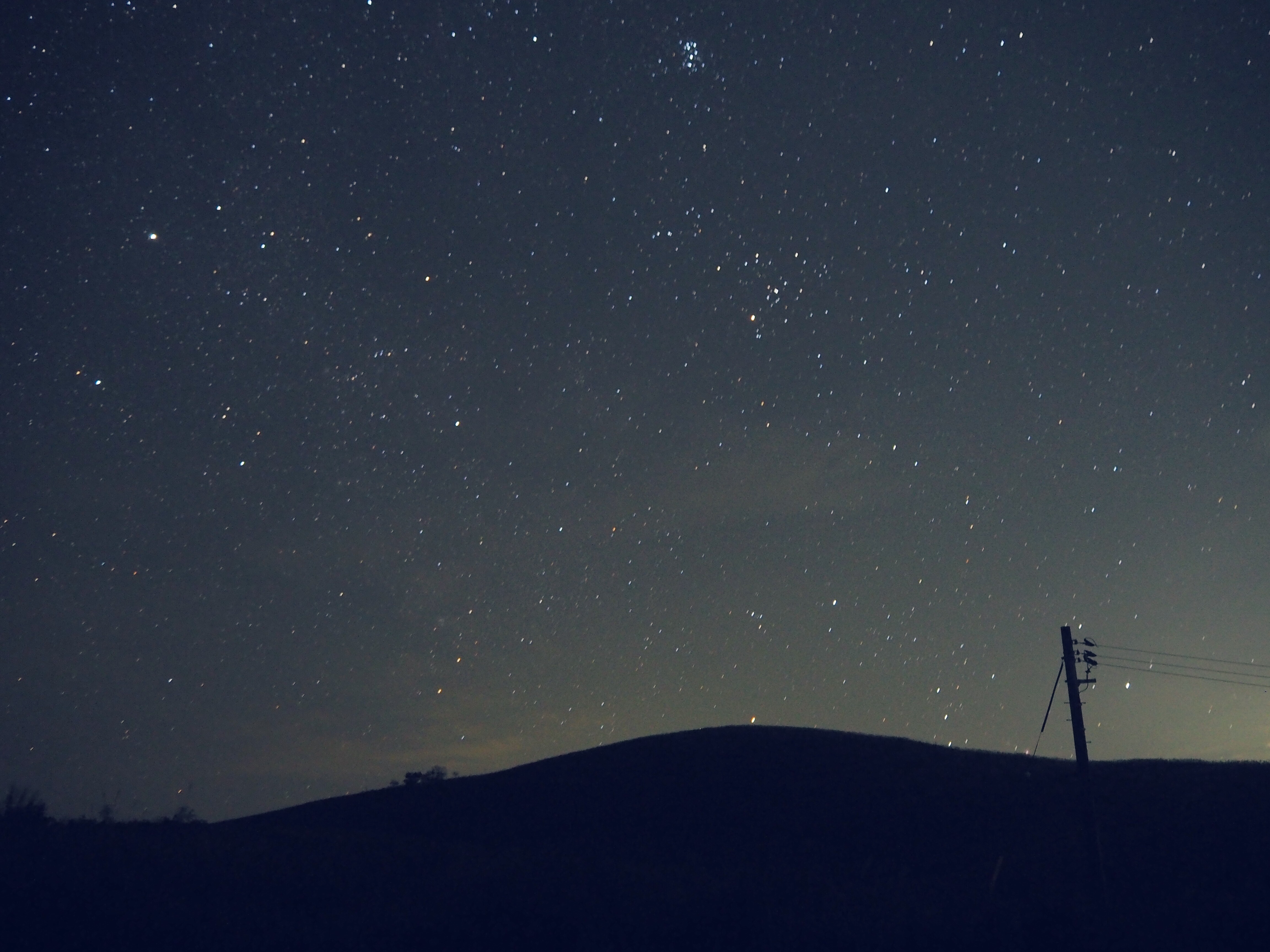 秋吉台の星空