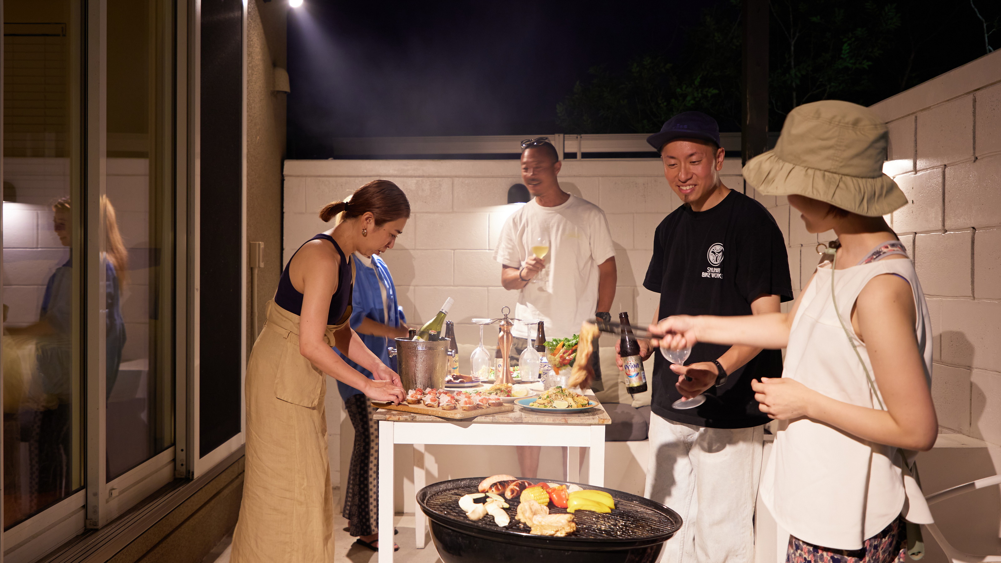 【ご夕食】お部屋のテラスでBBQをお楽しみ頂けます