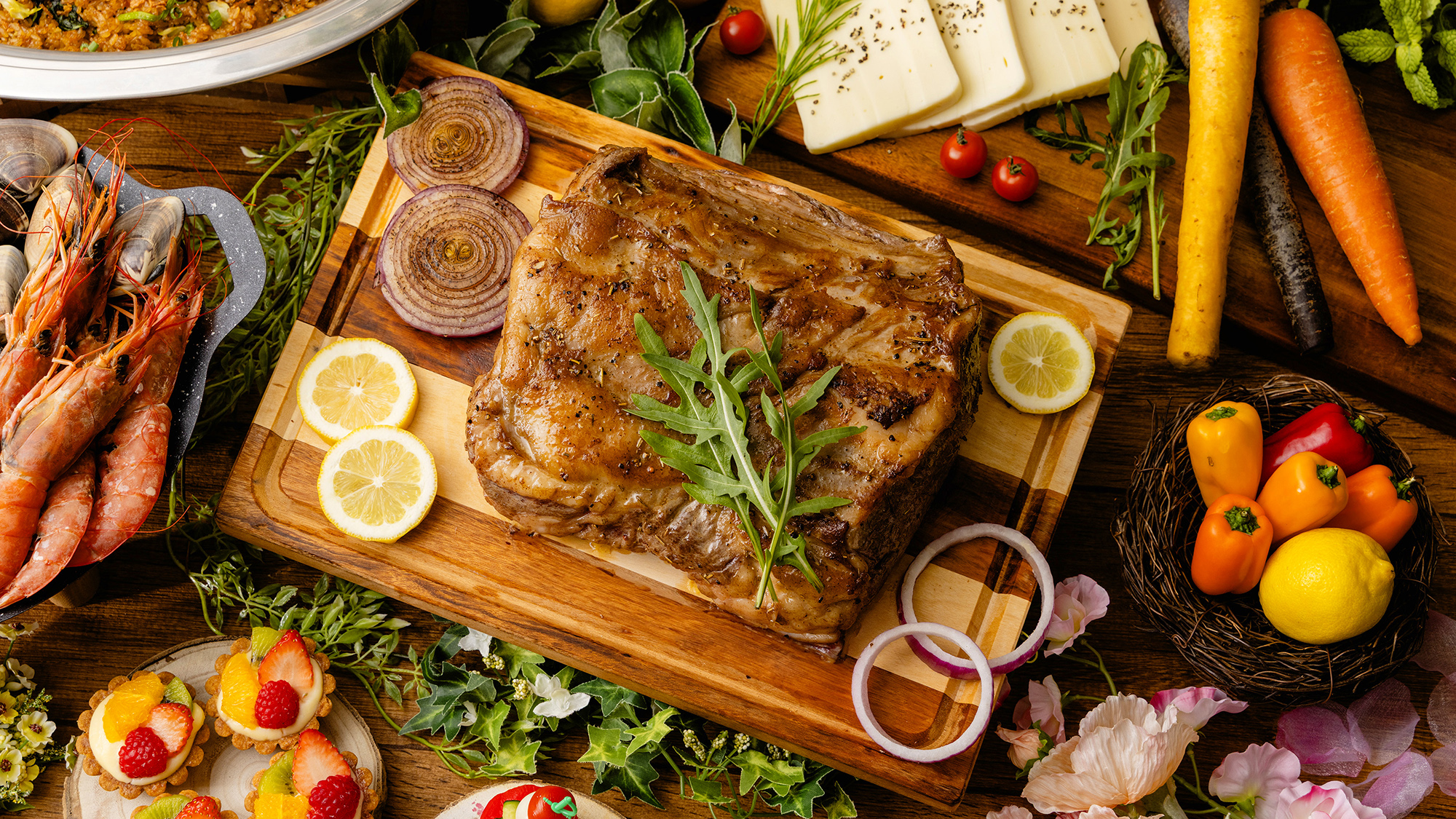 【Dinner/Spring】 パプリカホテルだけで味わえる、季節ごとの「ワールドキュイジーヌ」