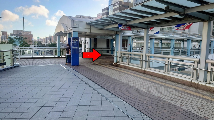 JR新横浜駅からの道順④