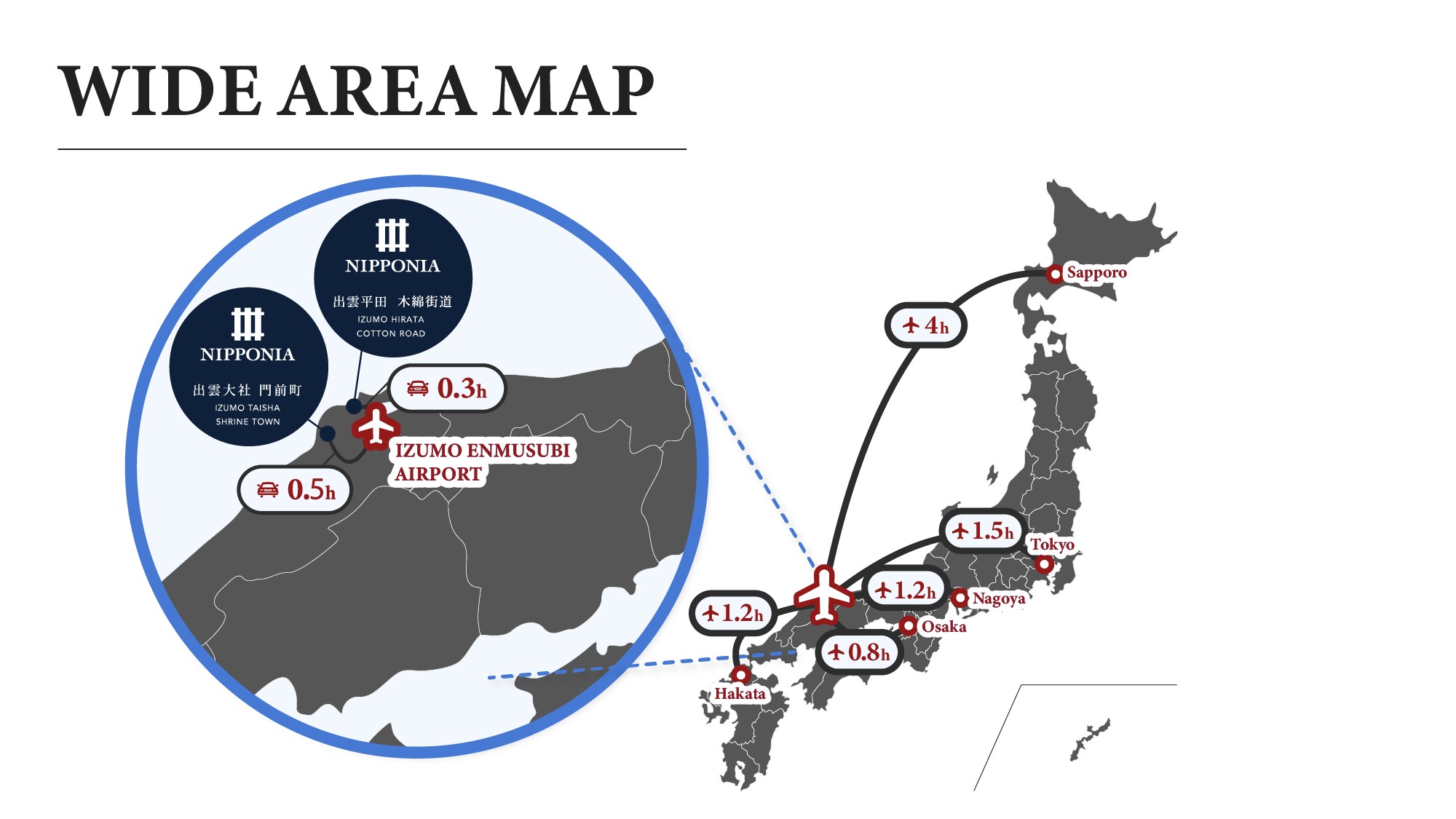 各地からのアクセス