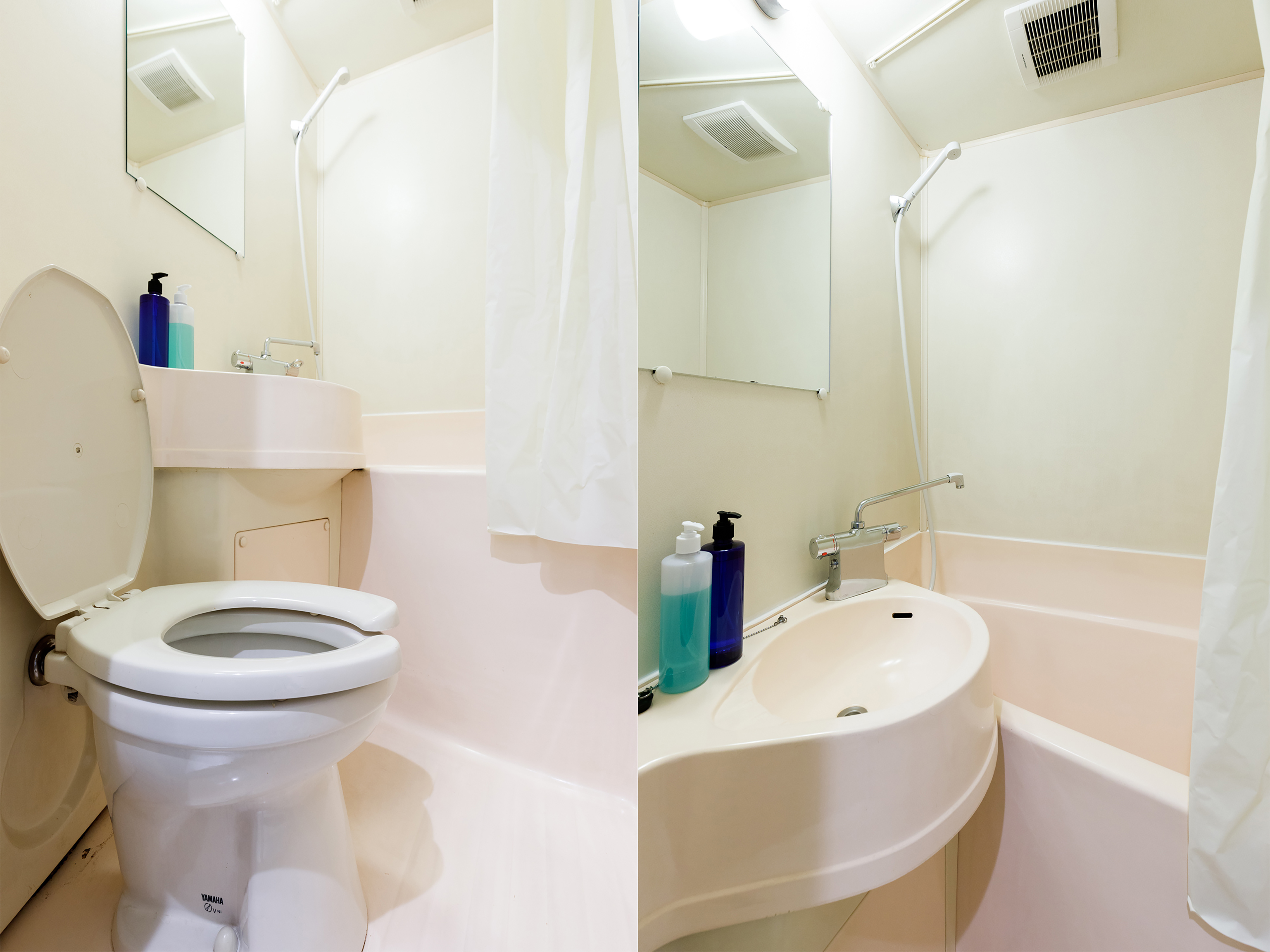 ダブルルームバストイレ