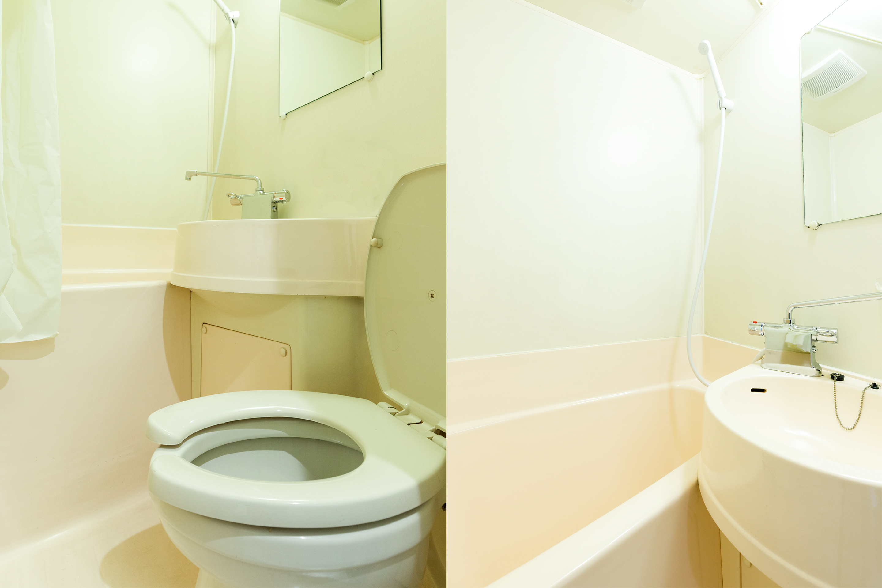 和室三人部屋バストイレ