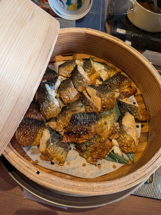 焼き鯖の加賀棒ほうじ茶蒸し（イメージ）